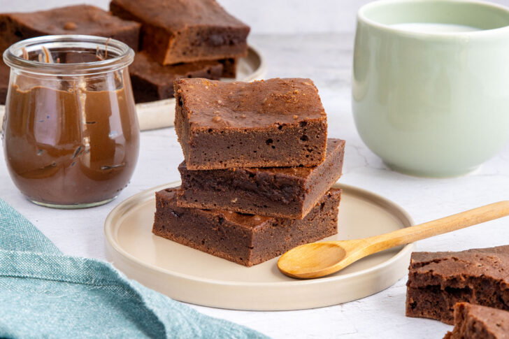 Nutella-Brownies mit nur 3 Zutaten