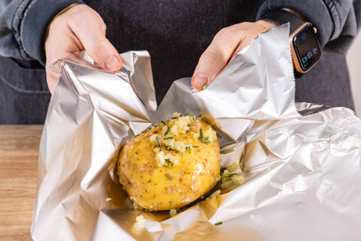 Ofenkartoffel aus der Heißluftfritteuse Rezept