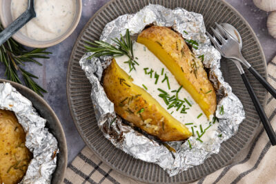 Ofenkartoffel aus der Heißluftfritteuse