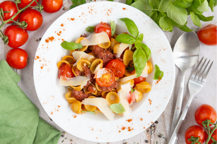 Pasta mit Salsiccia