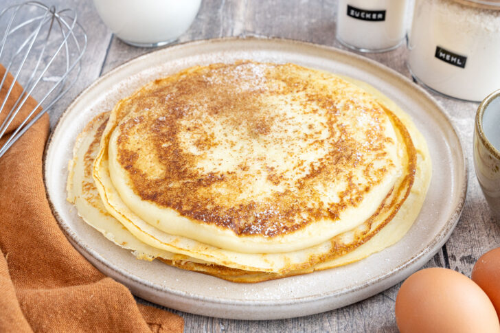 Pfannkuchen ohne Waage
