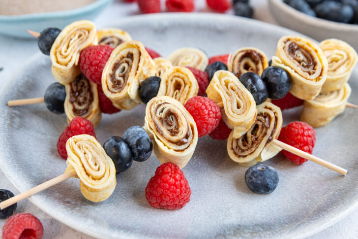 Pfannkuchen-Spieße