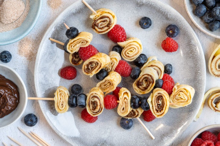 Pfannkuchen-Spieße