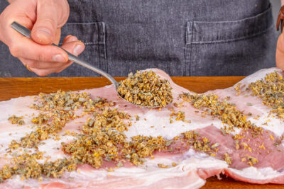 Fleisch füllen