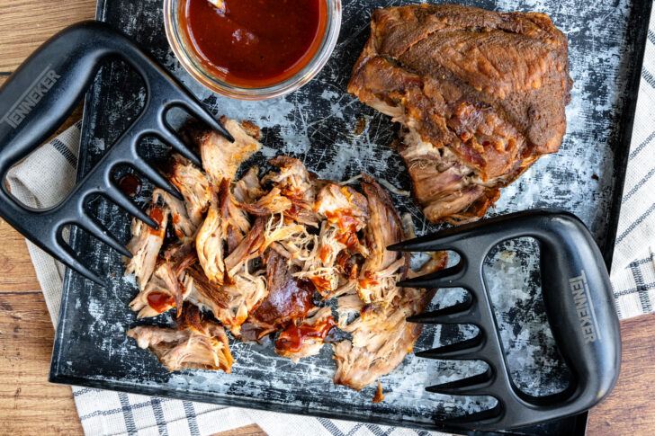 Pulled Pork Sous-Vide gegart