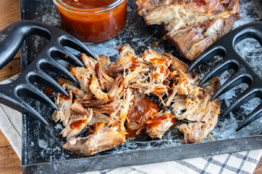 Pulled Pork Sous-Vide gegart