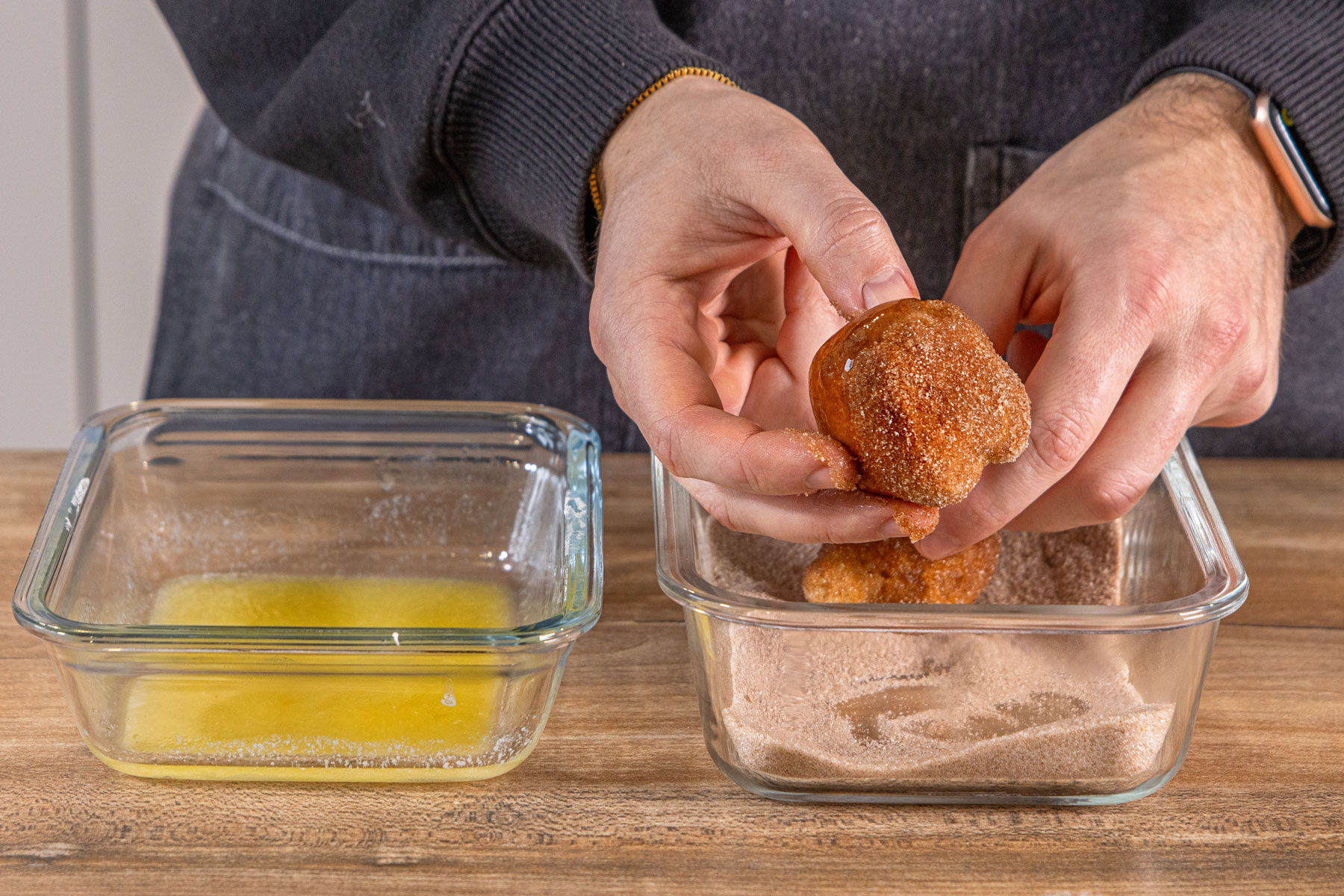 Quarkbällchen aus der Heißluftfritteuse | Rezept