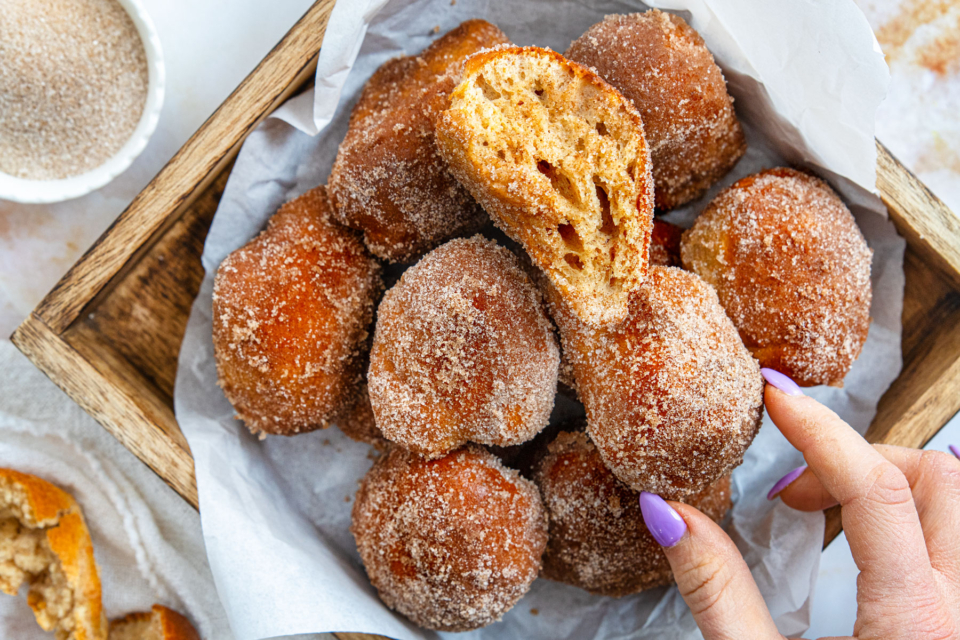 Quarkbällchen aus der Heißluftfritteuse