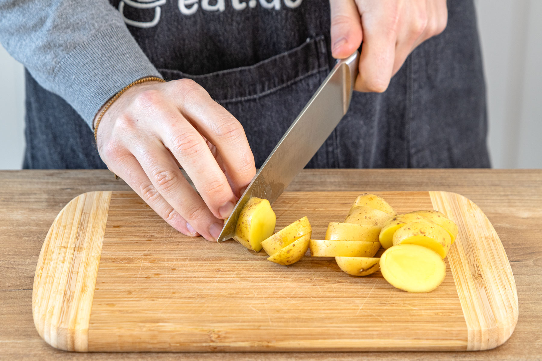Rohe Kartoffeln in der Heißluftfritteuse zubereiten Rezept