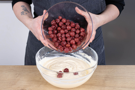 Russischer Zupfkuchen mit Kirschen | Rezept