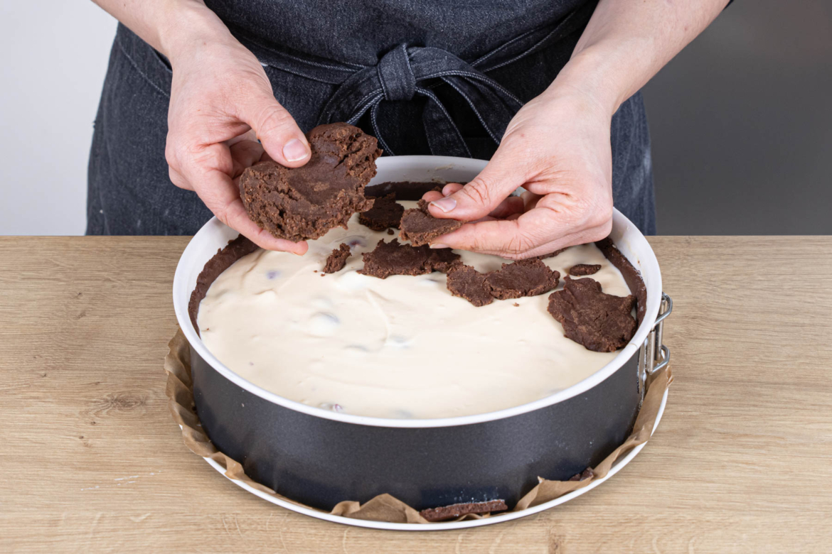 Russischer Zupfkuchen mit Kirschen | Rezept