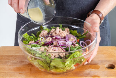 Dressing zu dem Salade Nicoise geveb