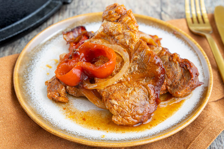 Schichtfleisch aus dem Dutch Oven