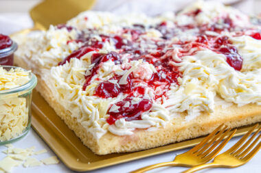 Spaghetti-Kuchen vom Blech