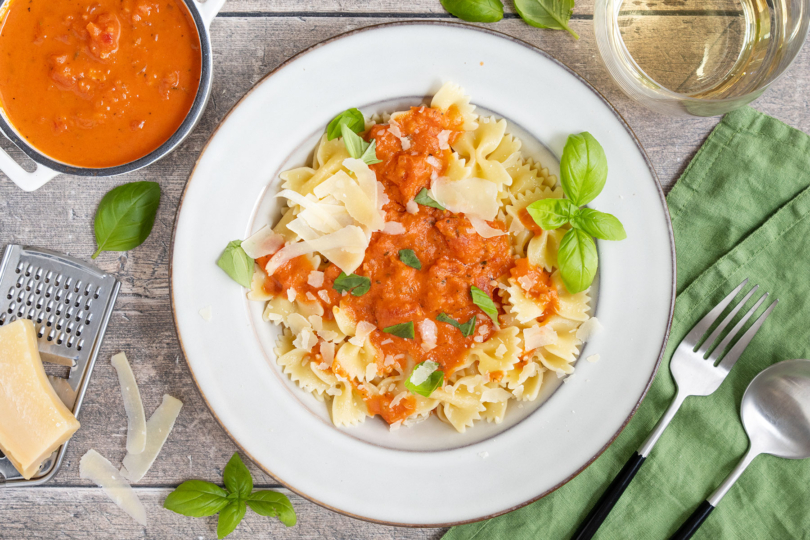 Tomaten-Sahne-Sauce wie beim Italiener