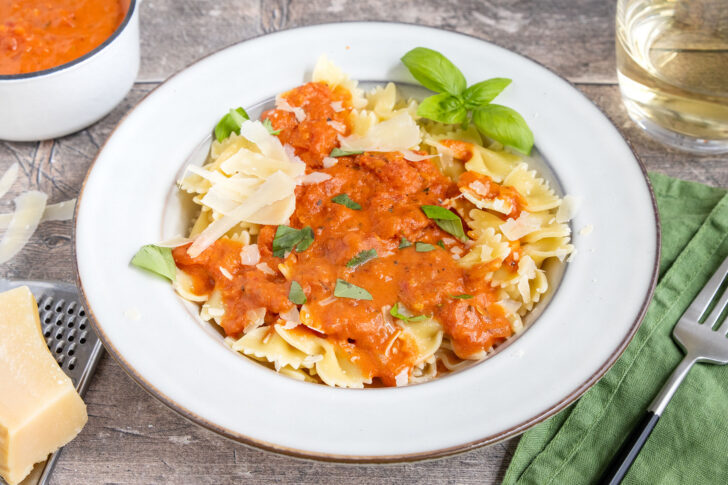 Tomaten-Sahne-Sauce wie beim Italiener