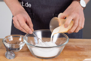 Vegane Kochsahne zugeben