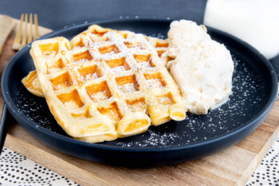 Waffelteig mit Buttermilch