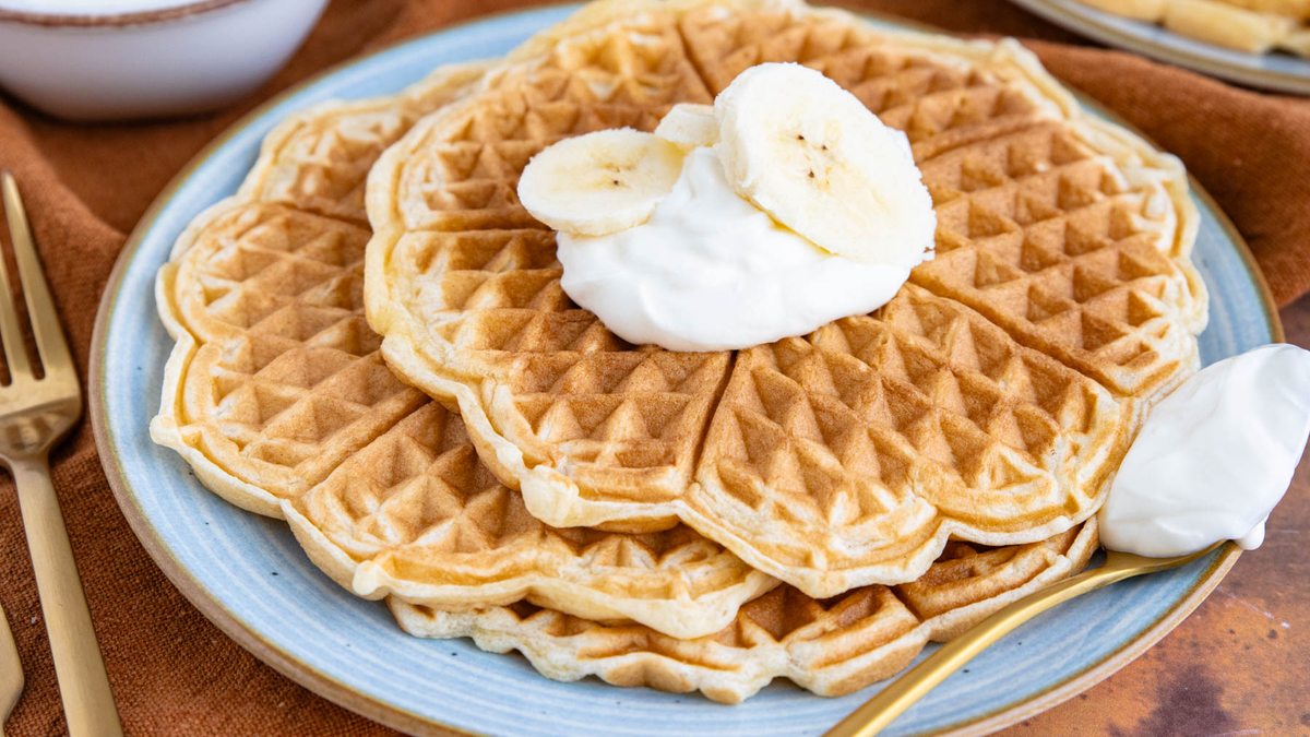 Waffelteig mit Joghurt | Rezept