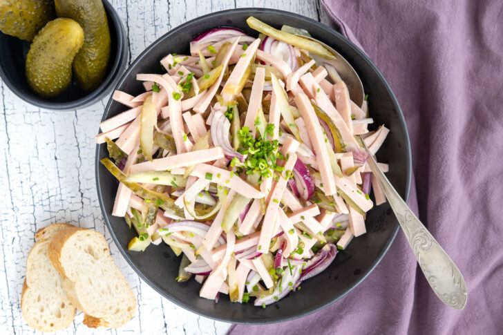 Wurstsalat: schnell und einfach