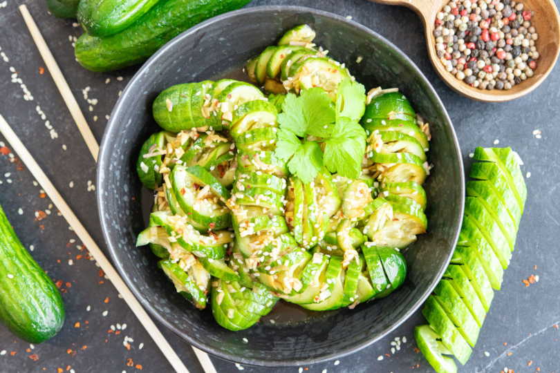 Omas Gurkensalat süß-sauer