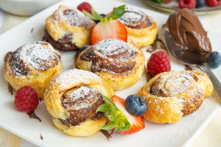 Airfryer Nutella Swirls