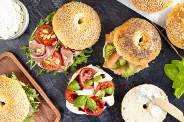 Bagels belegen: leicht & lecker