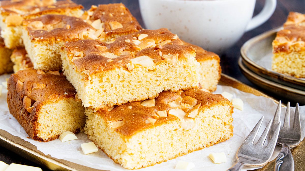Blondies: Rezept für weiße Brownies