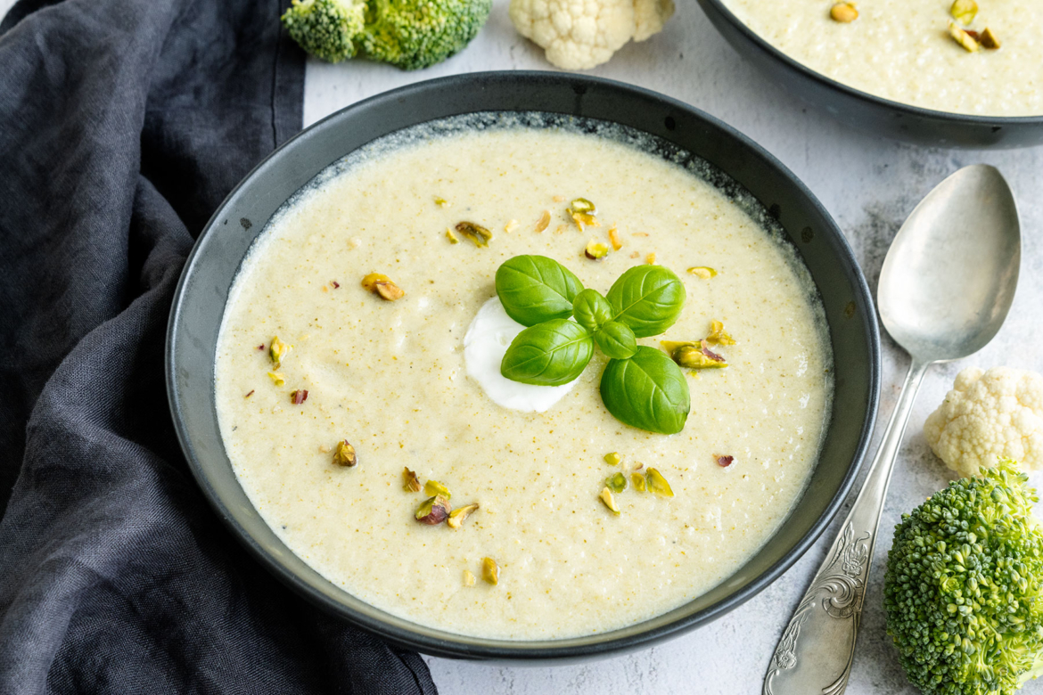 Blumenkohl-Brokkoli-Suppe | Rezept
