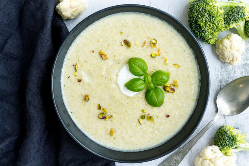Blumenkohl-Brokkoli-Suppe