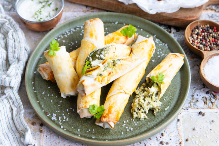 Börek mit Spinat und Feta