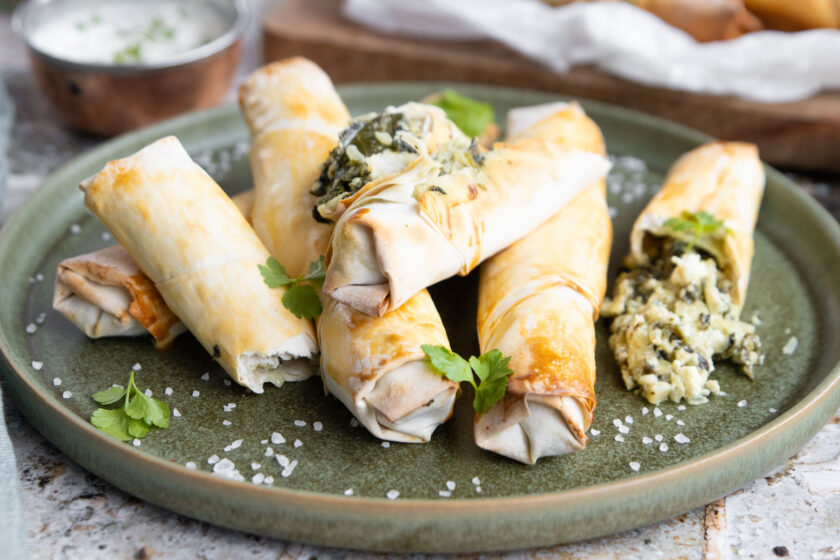 Börek mit Spinat und Feta