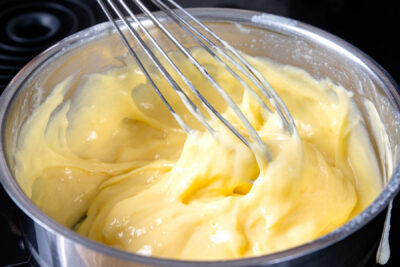 Vanillepudding eindicken lassen