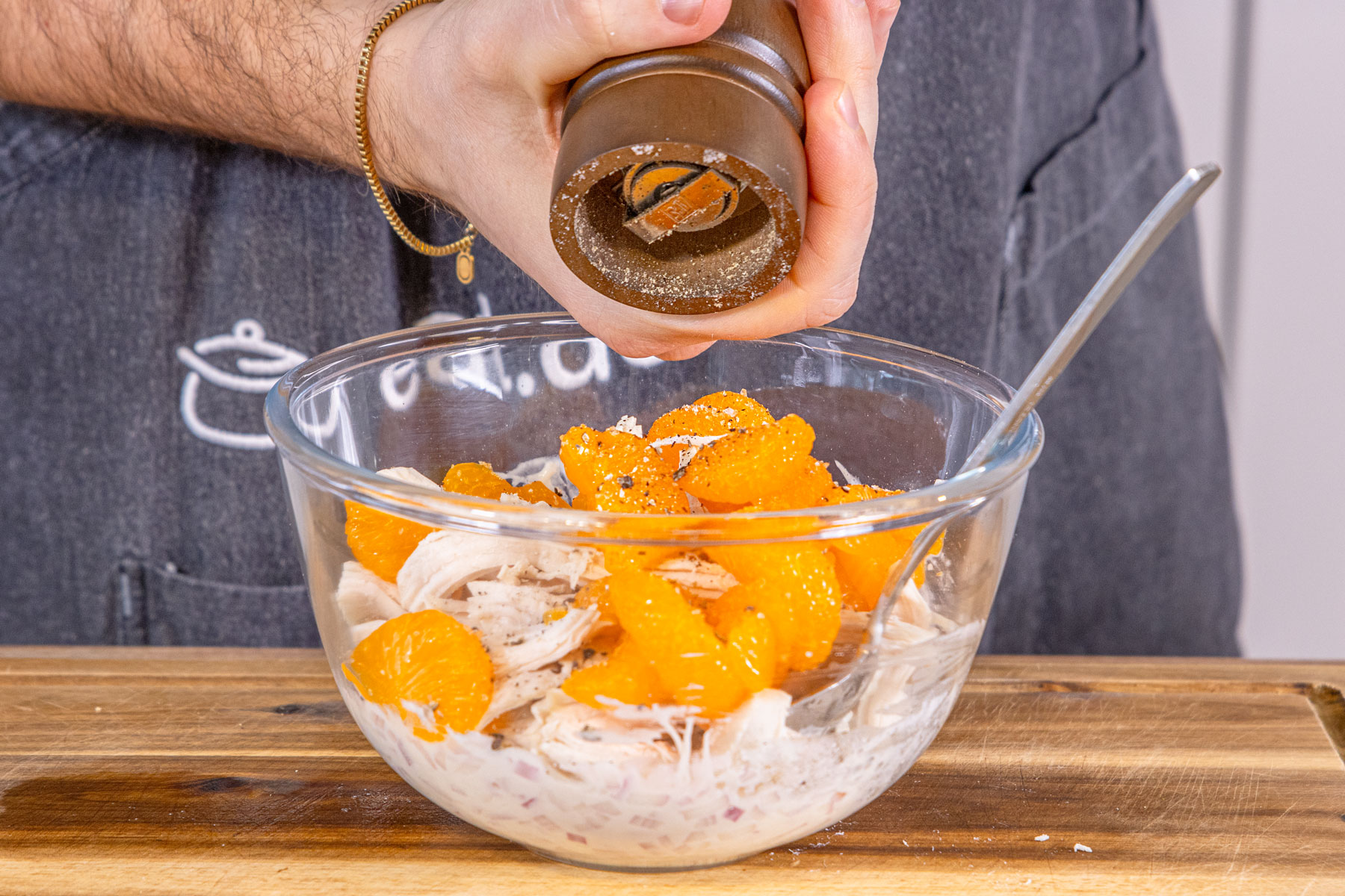 Geflügelsalat mit Mandarinen | Rezept