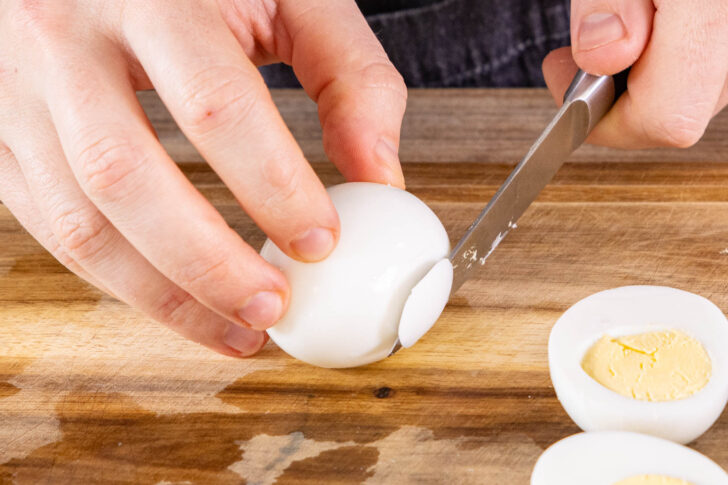 Eier schneiden