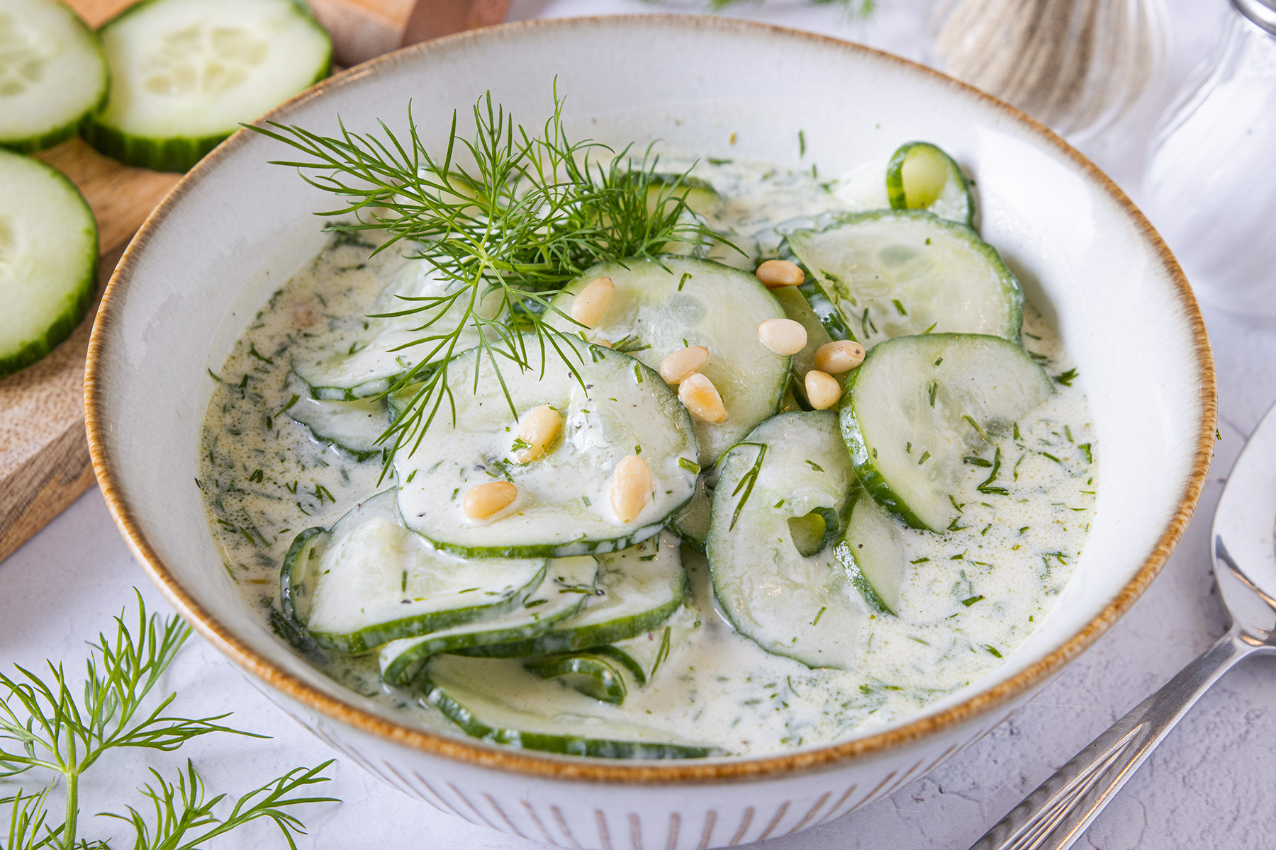 Leckere Rezepte für Gurkensalat