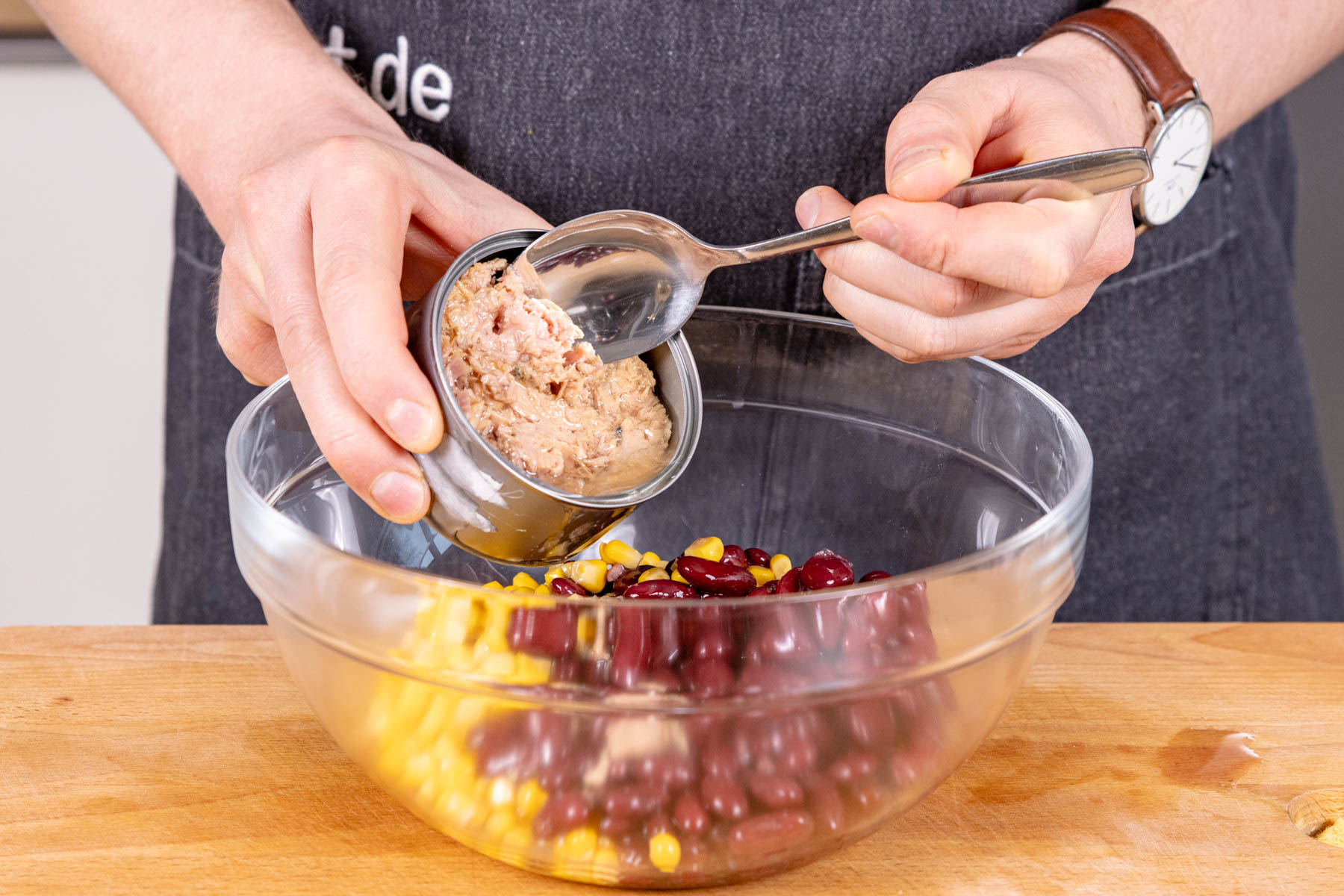Kidneybohnen-Salat mit Thunfisch | Rezept