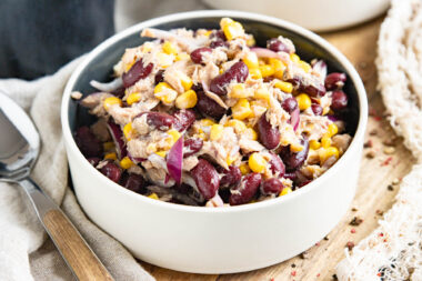 Kidneybohnen-Salat mit Thunfisch