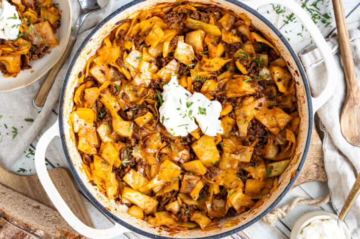 Kohlpfanne mit Hackfleisch