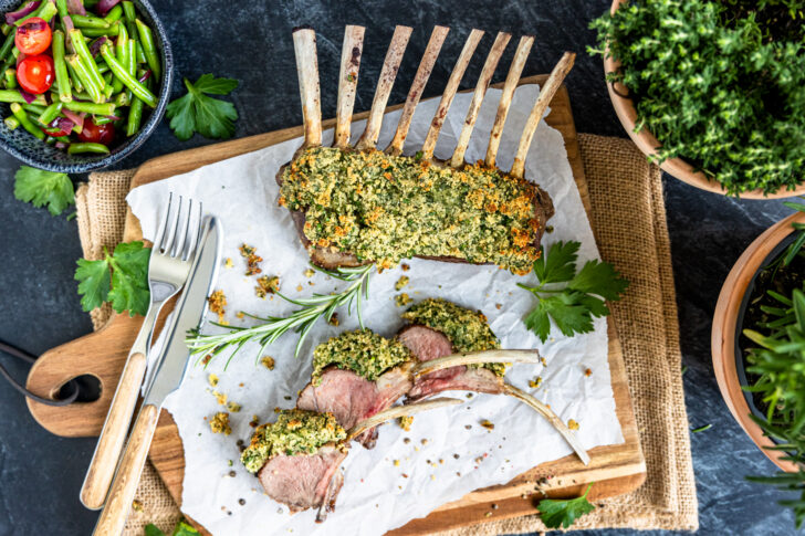 Lammkarree mit Kräuterkruste