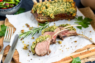 Lammkarree mit Kräuterkruste