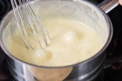 Pudding eindicken lassen