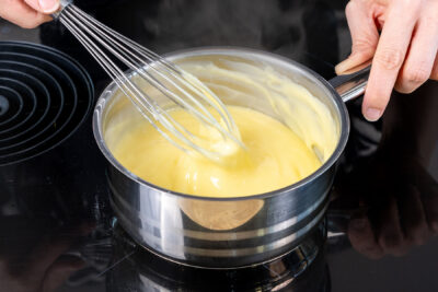 Pudding eindicken lassen