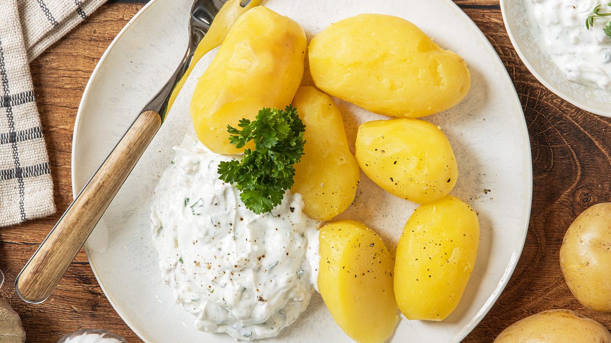 Pellkartoffeln mit Quark nach Omas Rezept