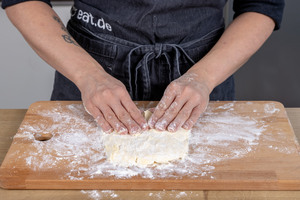 Butter mit Mehl verkneten