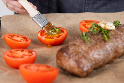 Tomaten einstreichen