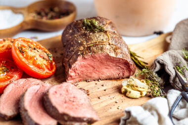 Rinderfilet am Stück im Backofen