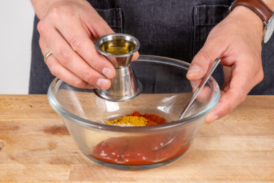 Rum zur Marinade geben