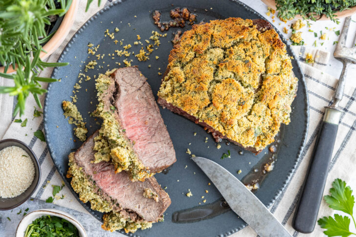 Roastbeef mit Kräuterkruste