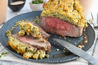 Roastbeef mit Kräuterkruste